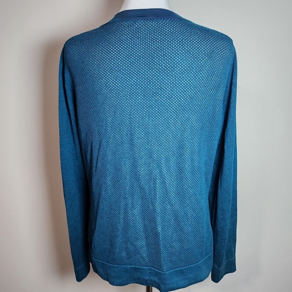 CAbi Ever Cardigan Sweater Womens Medium # 3368 Snap Front‎ Casual Teal Luxury - Picture 3 of 16